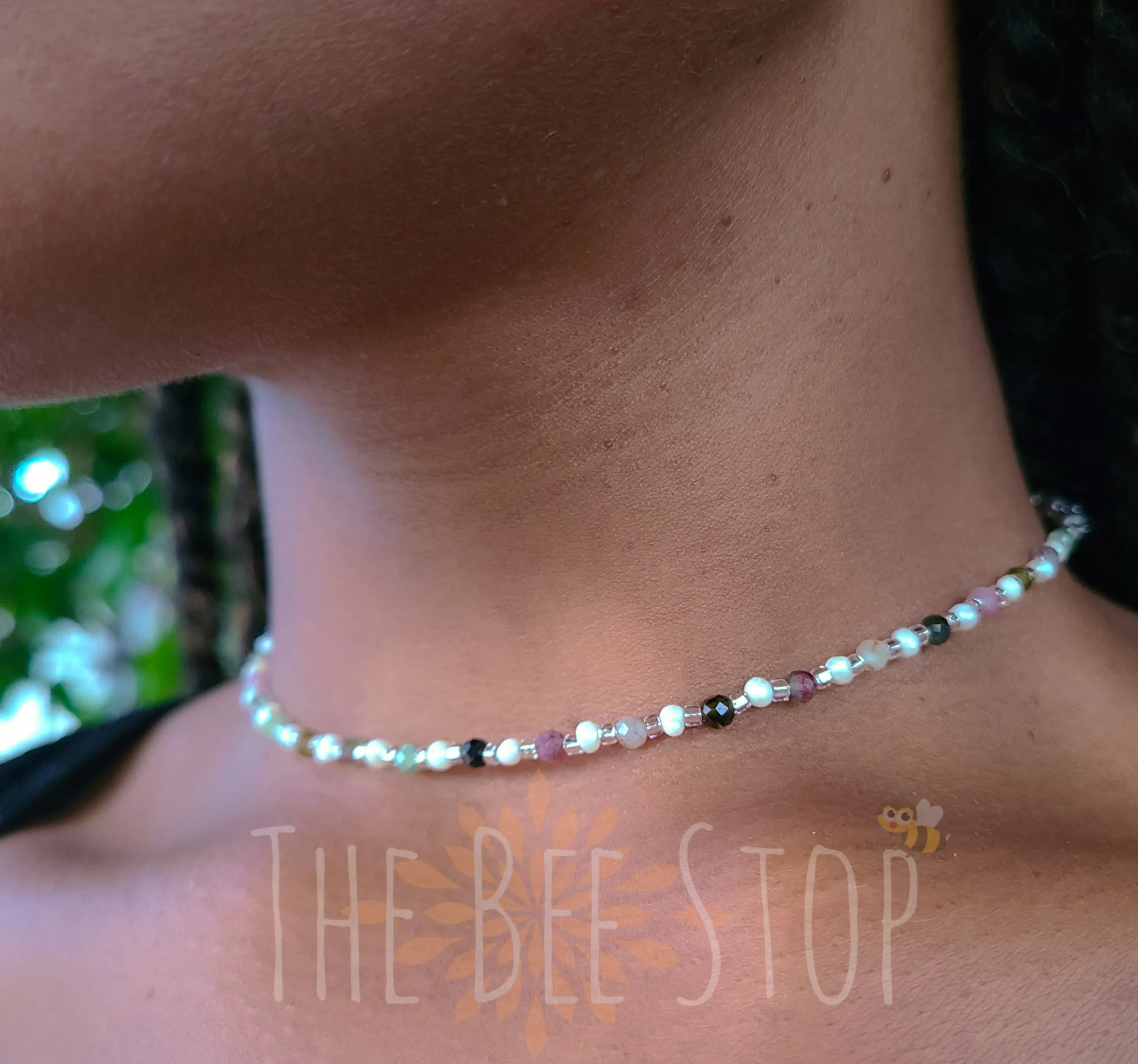Tourmaline   Pearl 》Necklace