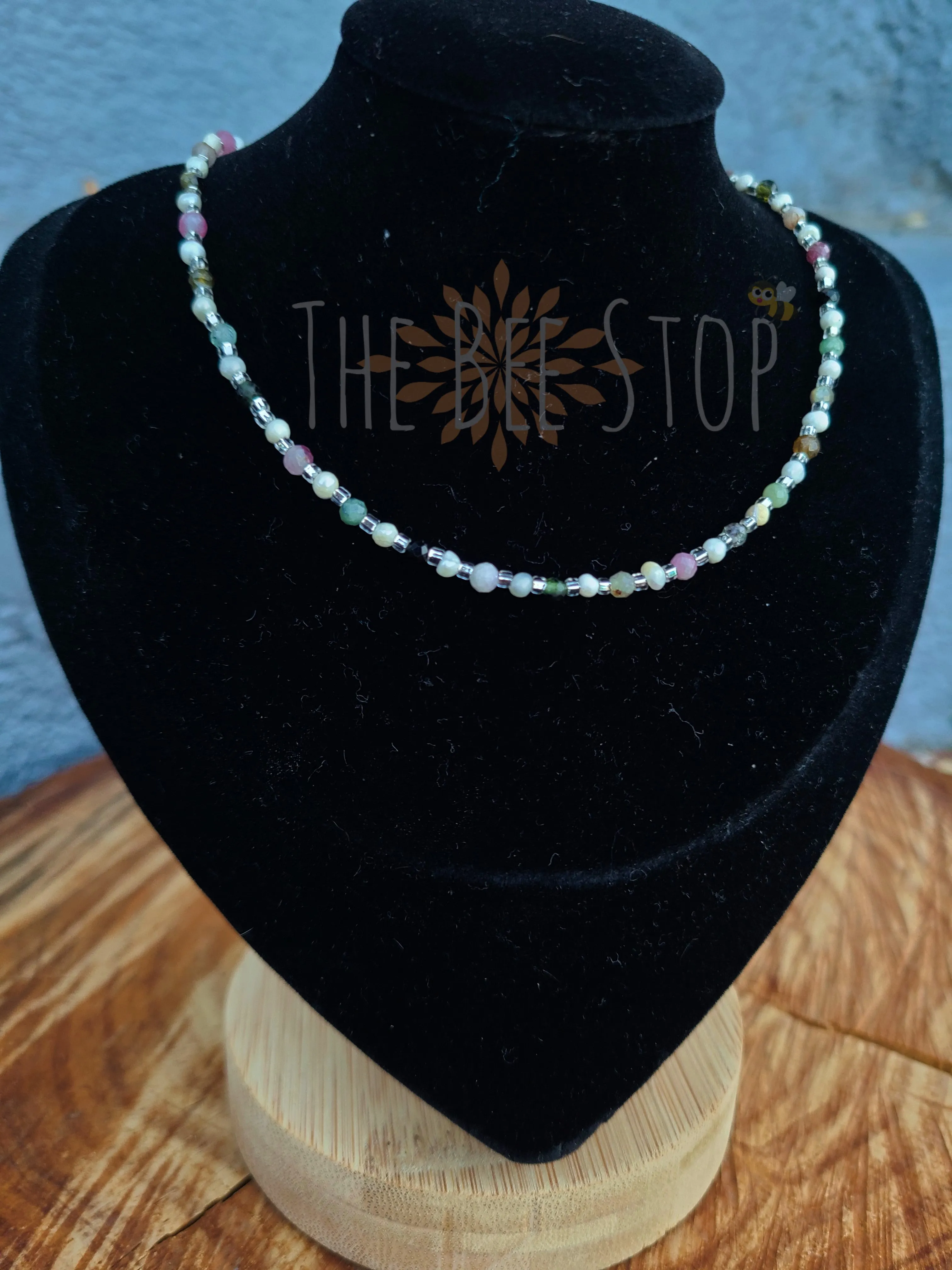 Tourmaline   Pearl 》Necklace