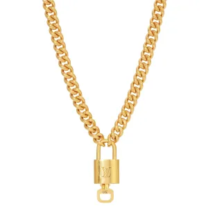 Vintage Louis Vuitton Lock Necklace 2.0