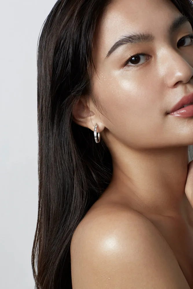 WAREE HOOP EARRINGS – SILVER