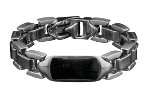 William Henry Black Jade Identity Bracelet